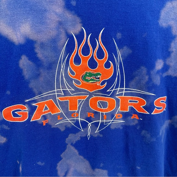 Florida Gators Custom Bleach Splatter Crop Top Size XL - Picture 5 of 7